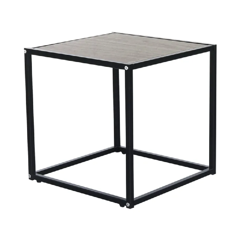 Produs nou - Măsuţă portabilă, stejar/negru, JAKIM NEW TIP 1
