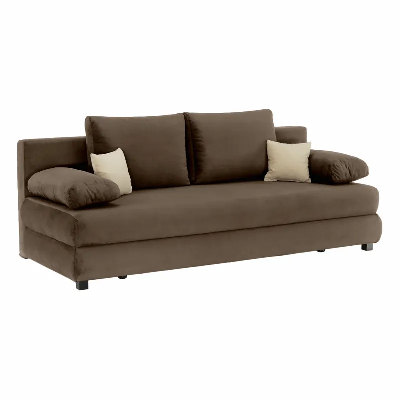 Premium | Canapea extensibilă, textil capuccino/bej, CLIV