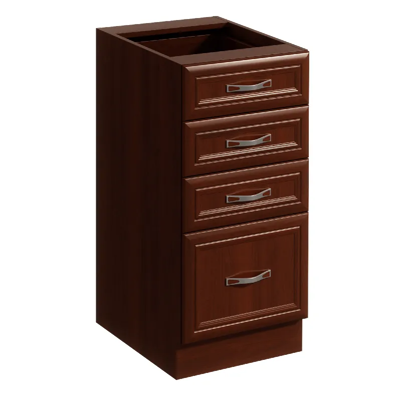 Lansare | Dulap inferior D40S4 cu 4 sertare, nuc Milano, SICILIA