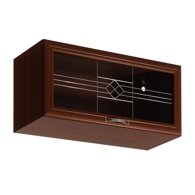 Economii mari - Dulap superior G80KS cu geam, nuc Milano, SICILIA