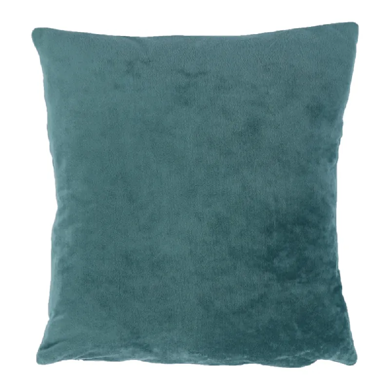Preț bun - Pernă, material textil de catifea petrol, 45x45, ALITA TIPUL 5