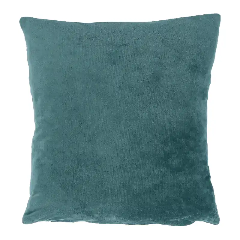 Direct din fabrică | Pernă, material textil de catifea petrol, 60x60, OLAJA TIPUL 5