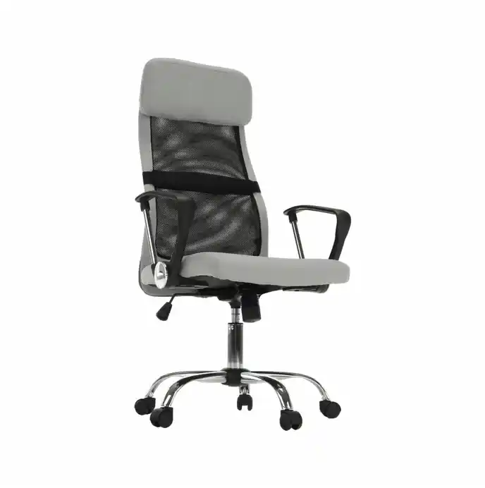 Fotoliu de birou, gri/negru, FABRY NEW | Reducere exclusivă