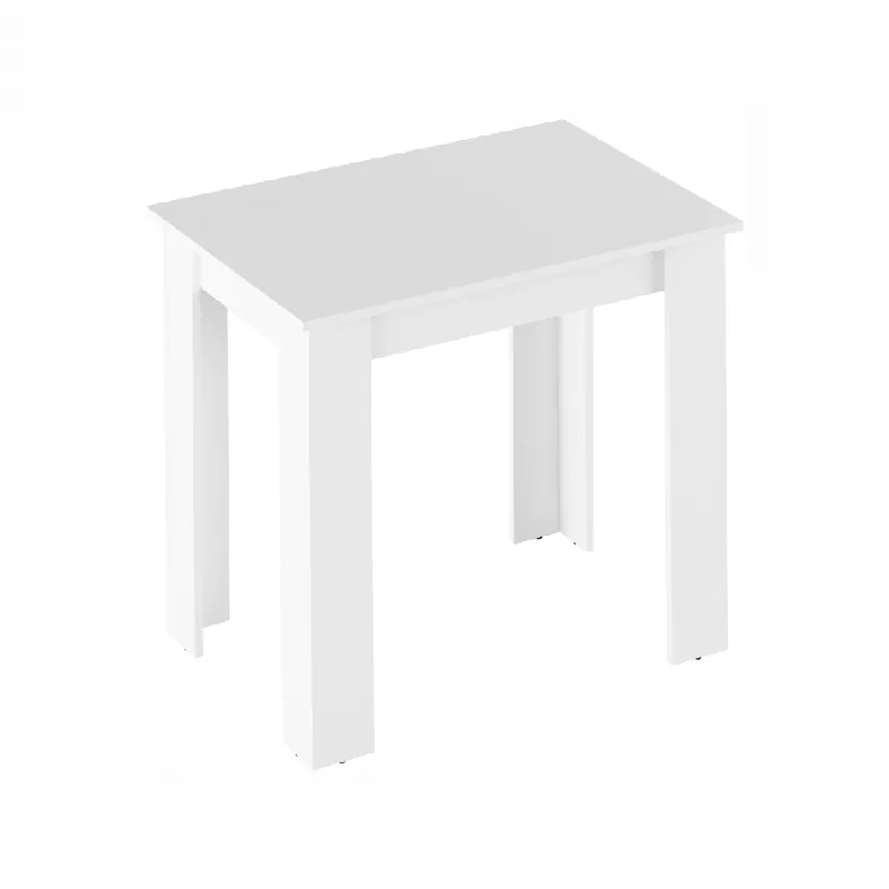 Produs popular - Masă dining, alb, 86x60 cm, TARINIO