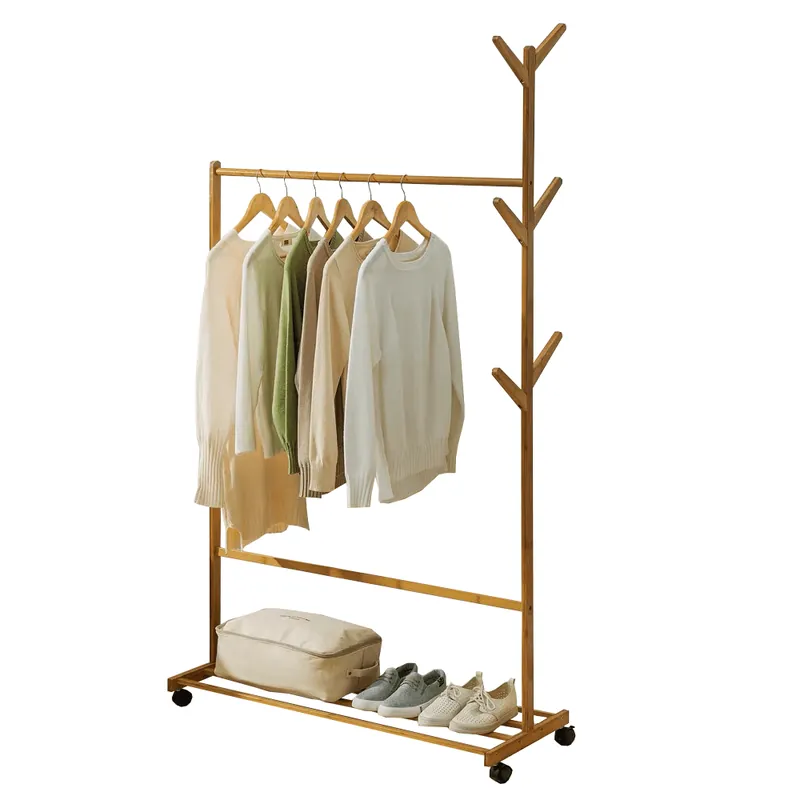 Stander haine, bambus, lăţime 100 cm, VIKIR TYP 3 | Acum disponibil