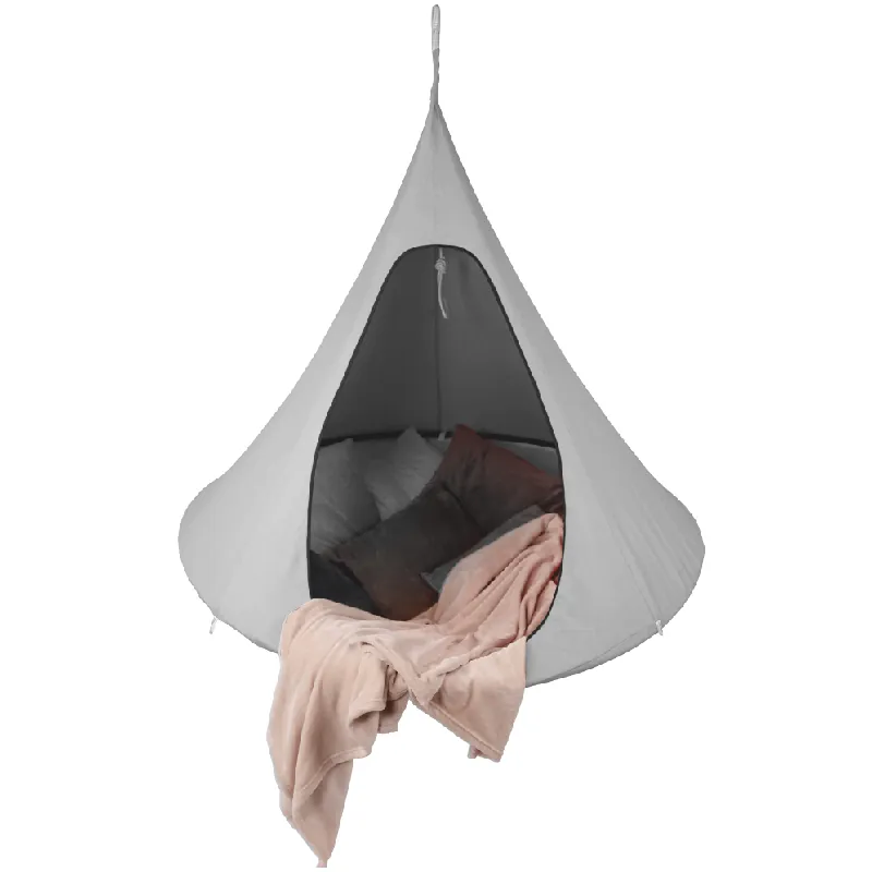 Produs apreciat | Scaun suspendabil balansoar, gri deschis, KLORIN BIG SIZE