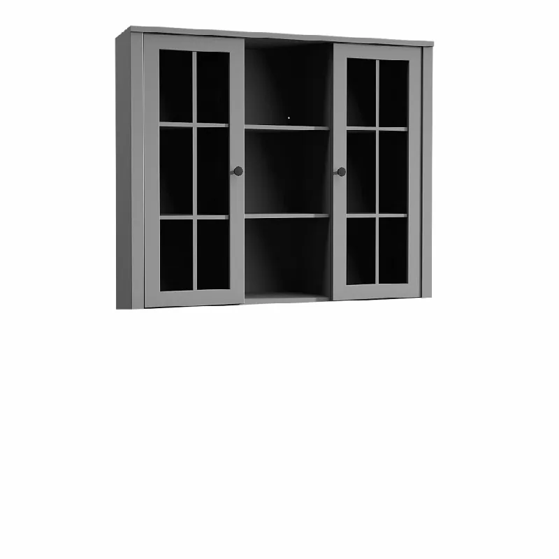 Extensie pentru comodă W2D, vitrină, gri, PROVANCE | Plată sigură