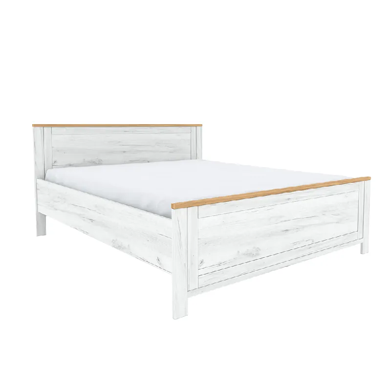 Pat Z2 160x200, stejar craft auriu / stejar craft alb, SUDBURY | Gata de expediere