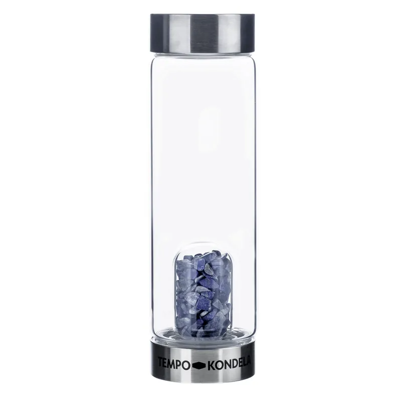 TEMPO-KONDELA CRYSTAL, flacon de sticlă cu cianit, 500 ml | Ofertă avantajoasă