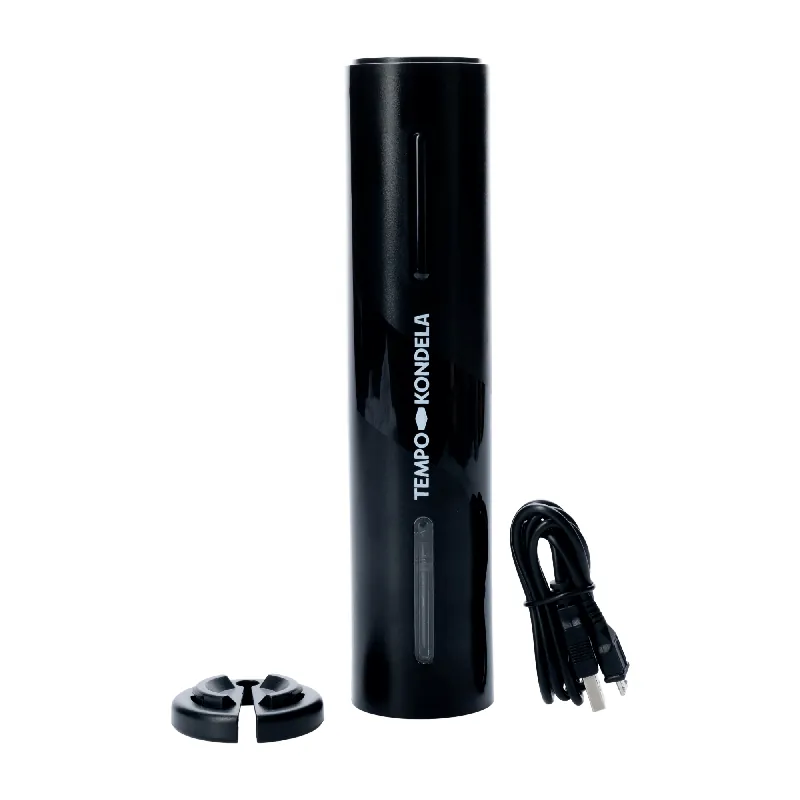 Se poate comanda - TEMPO-KONDELA SAKARO TIP 1, deschizător electric de vin, negru