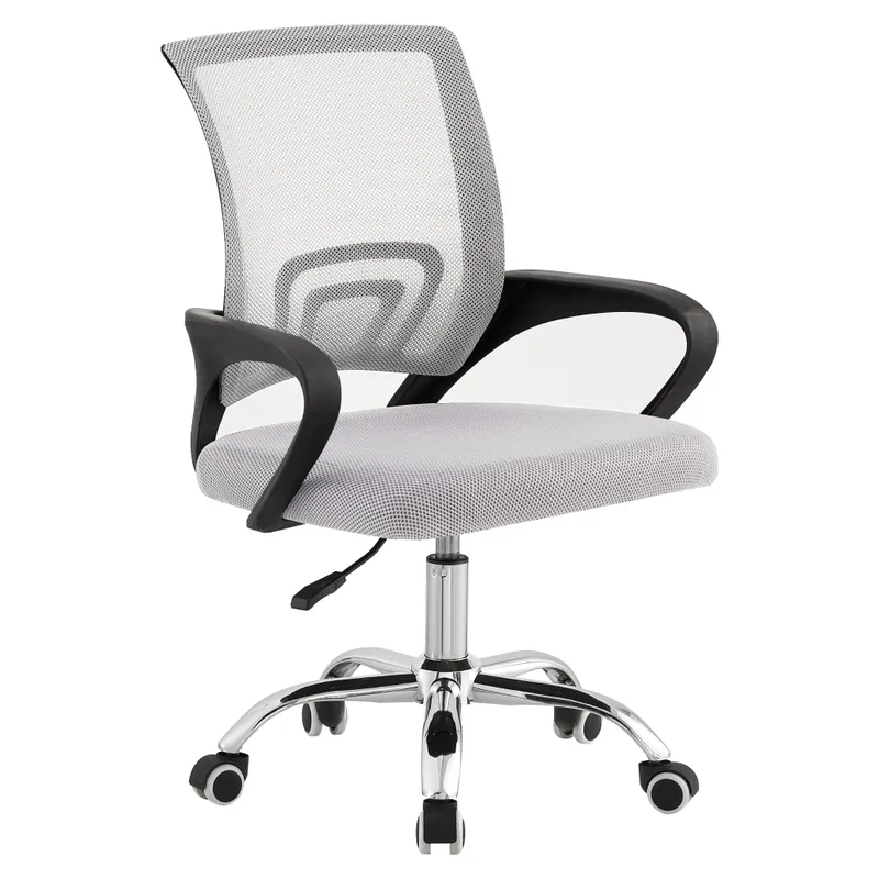 Calitate de top | Scaun de birou, gri/ negru, DEX 4 NEW
