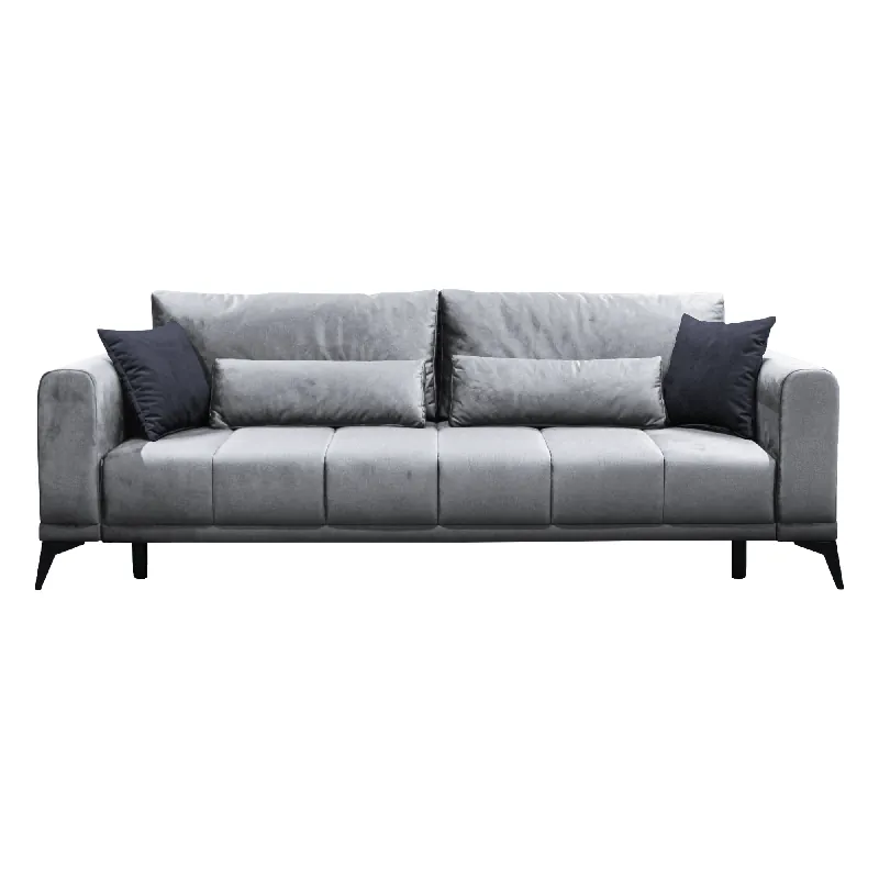 Produs vedetă - Canapea extensibilă, gri deschis/ gri, GRACE BIG SOFA