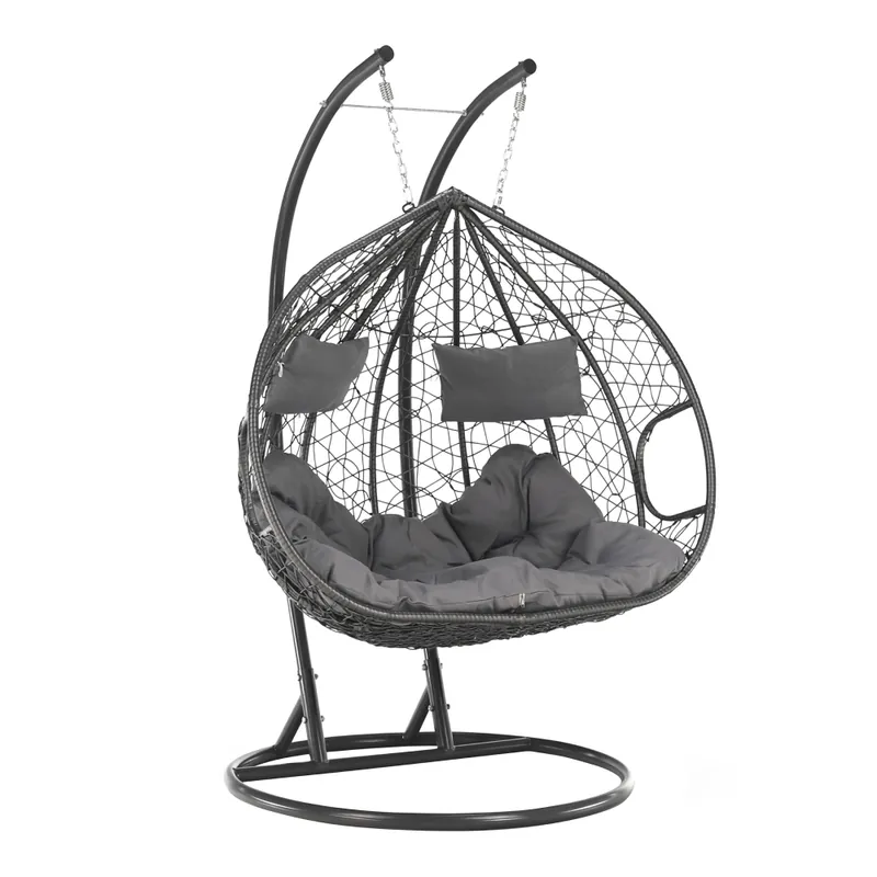 Recomandare | Scaun agăţat, gri, DALVEA 2 NEW