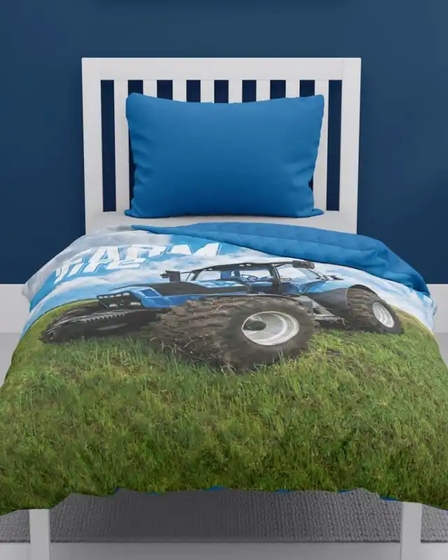 Cuvertură de pat pentru copii pentru micii fermieri cu tractor - Ofertă promoțională