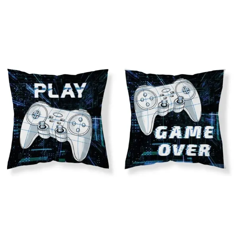 Față de pernă pentru copii GAME OVER - negru | Profită acum