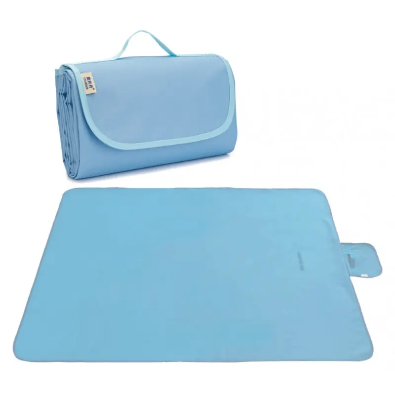 În stoc - Pătură de picnic în albastru deschis 200 x 145 cm