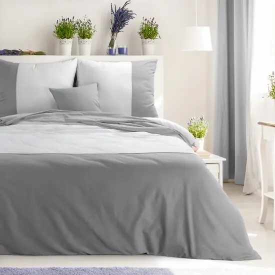 Cearșafuri de bumbac gri NOVA DUO | Noutate în ofertă