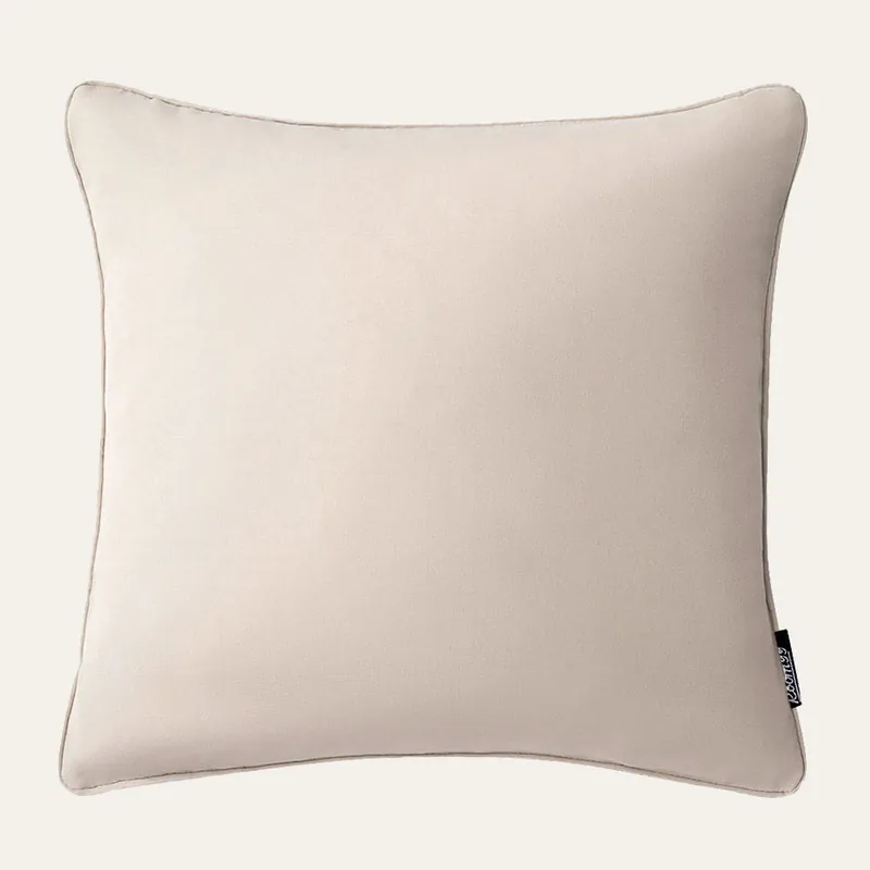 Față de pernă solidă bej deschis Aura 45 x 45 cm | Economii suplimentare