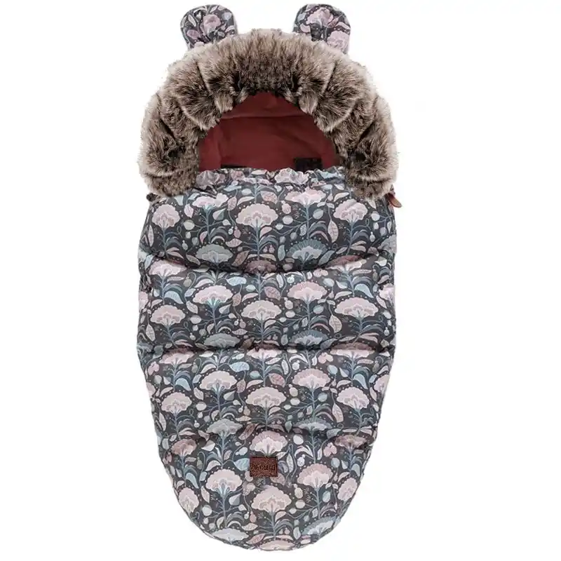 Ofertă flash | Sac de iarnă pentru copii Teddy cu model floral