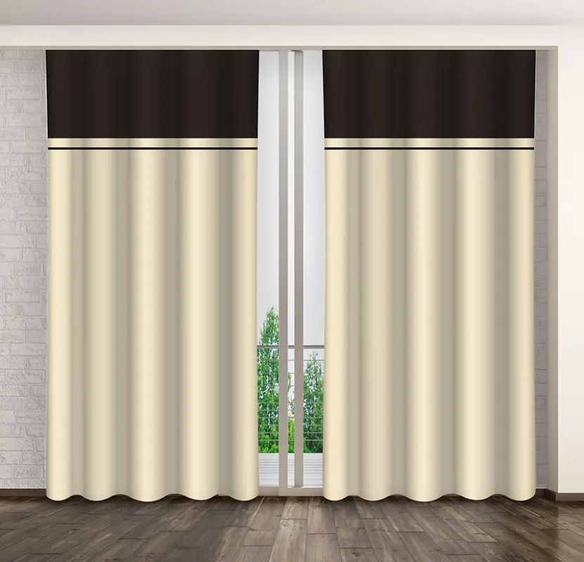 Perdea decorativă originală cu bandă pentru pliseu - Ofertă exclusivă