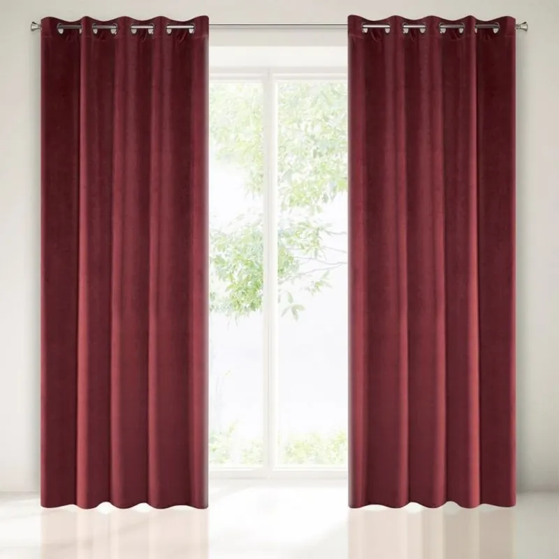 Produs adăugat recent | Draperii monocrome Bordeaux 140X250 cm