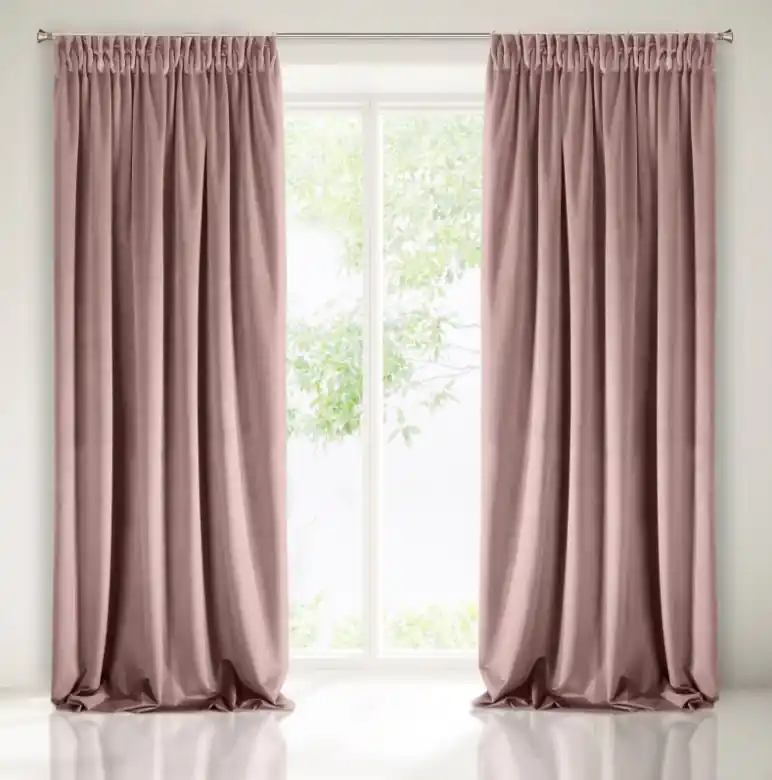 Draperii monocrome Blackout în roz 140 x 270 cm | Noutate în ofertă