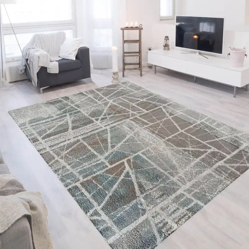 Livrare rapidă | Covor scandinav cu modele geometrice