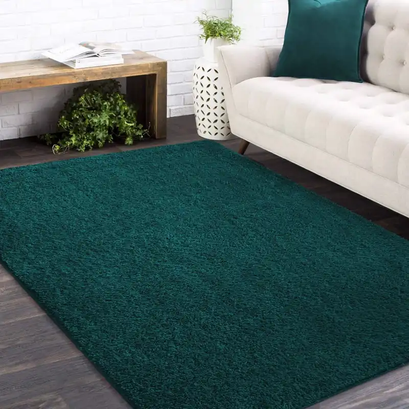 Covor elegant de culoare verde închis | Au mai rămas puține bucăți