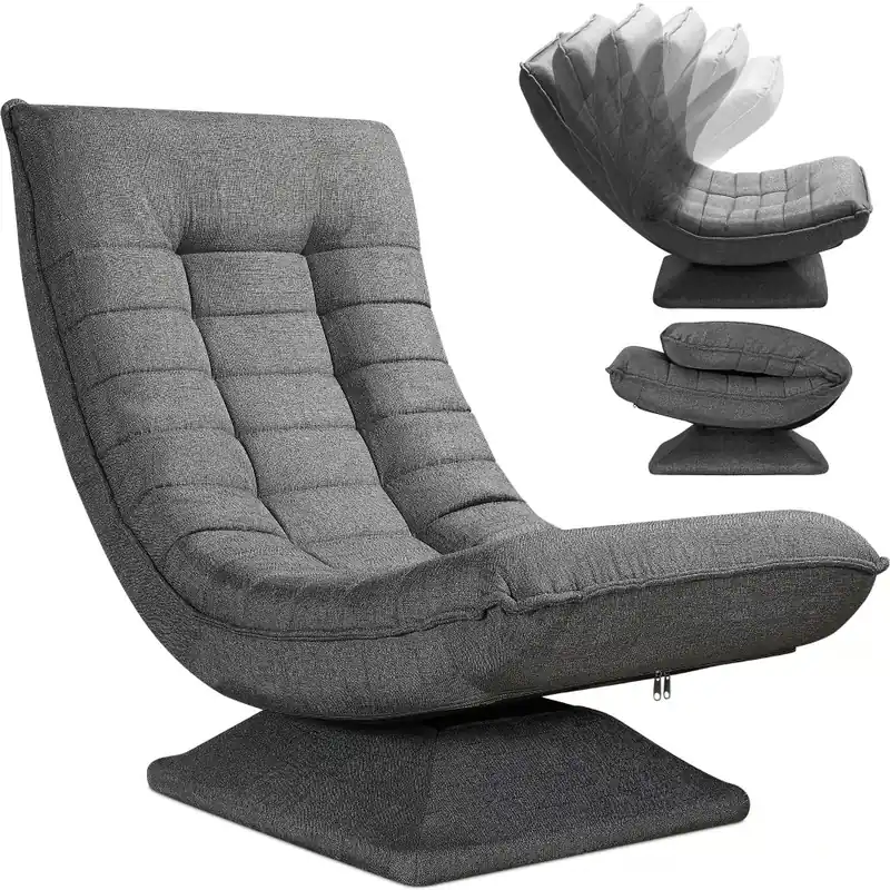 Scaun extensibil din material textil Aberdeen - 360°, 5 poziții | Produs nou