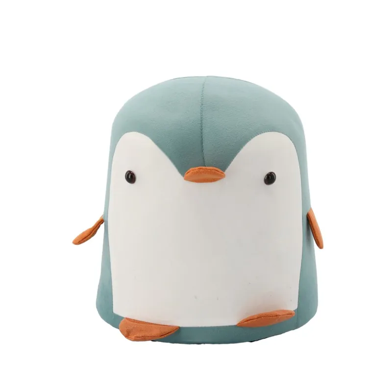 Livrare expres - Taburet pentru copii cu motiv pinguin în albastru