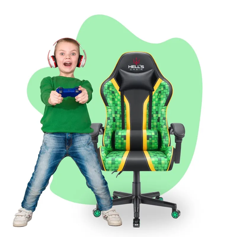 Preț avantajos | Scaun gaming pentru copii HC - 1005 HERO Minecraft