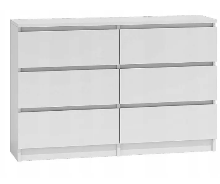 Comodă albă pentru copii, 77 x 30 x 140 cm - Produs lansat recent