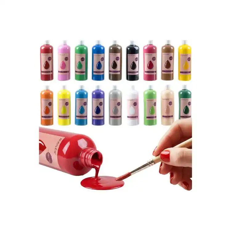 Vopsele pentru postere - set de 18 buc x 500 ml Maaleo | Bestseller