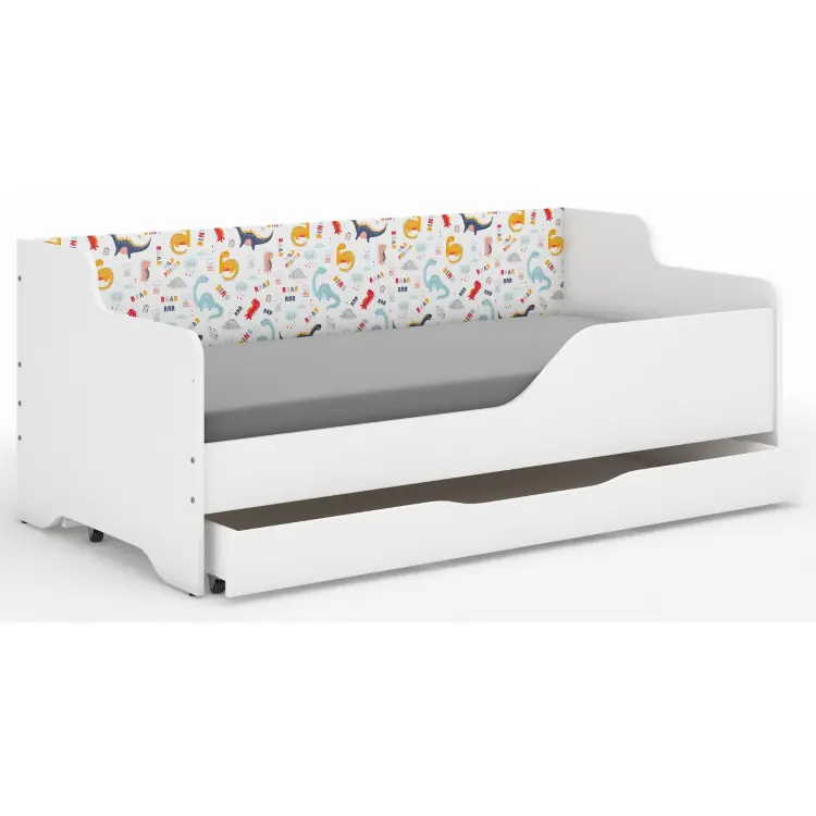 Pat pentru copii LILU - 160x80 DINOZAUR | Produs apreciat