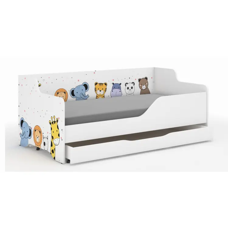 Produs nou lansat - Pat pentru copii LILU - 160x80 MINI ZOO
