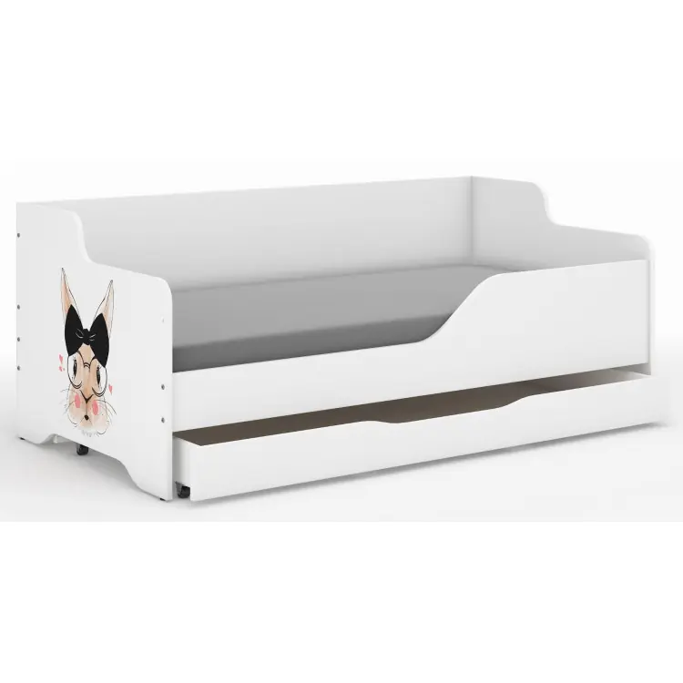 Pat pentru copii LILU - 160x80 MR. RABBIT - Noutate în gamă