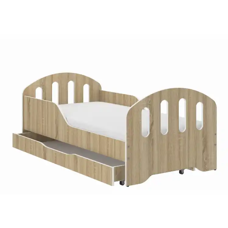 Pat pentru copii SMILE cu sertar - 160x80 | Ofertă avantajoasă