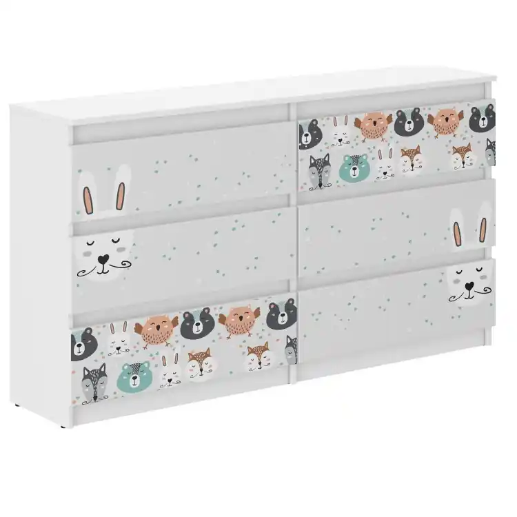 Comodă pentru copii R-140 - ANIMALE | Preț de fabrică