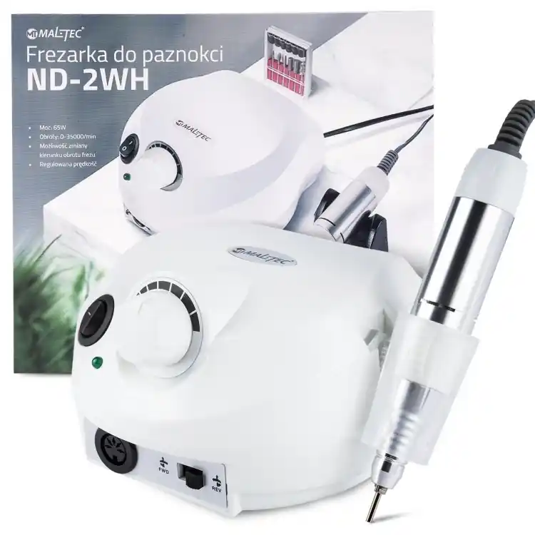 Cuțit de unghii Maltec Beauty ND-2WH + cuțite | Expediere rapidă