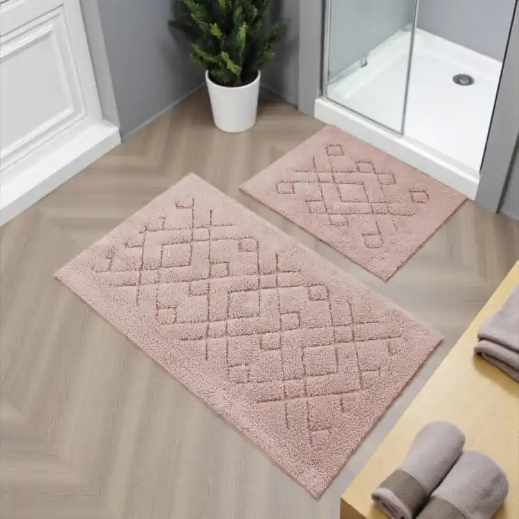 Set de covoare roz pentru baie | Ultimele zile