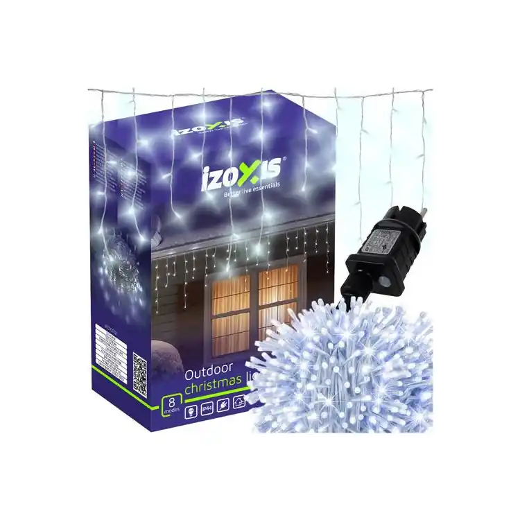Lumini de exterior 500 LED-uri 22,5 m alb rece | Premium