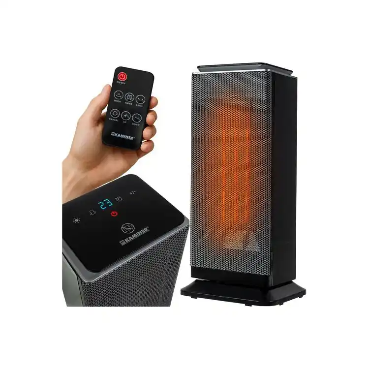 Încălzitor electric ceramic negru - Preț outlet