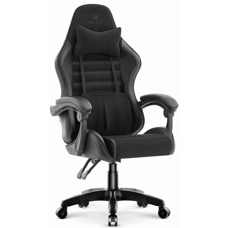 Disponibil | Scaun de gaming negru HELLS CHAIR HC-1003 2.0