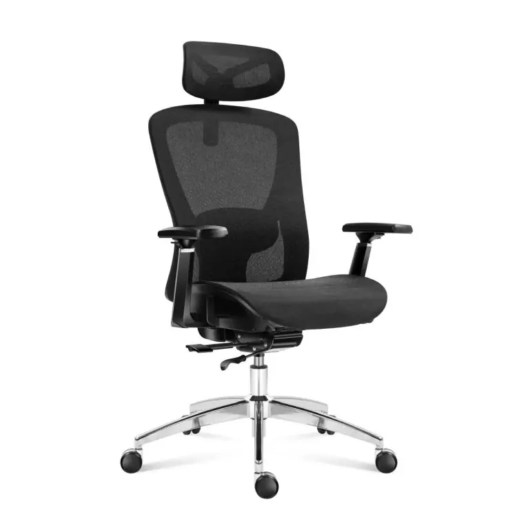 Scaun ergonomic negru Mark Adler EXPERT 5.3 BLACK MESH | Produs popular