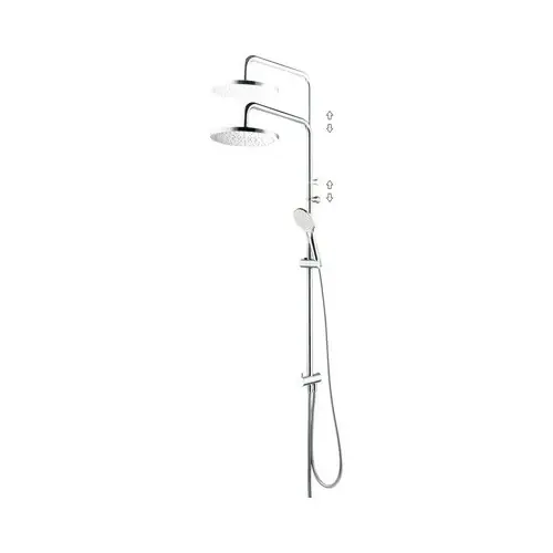 Bestseller | Sistem de dus cu comutator Tamina, dus fix Ø25,4 cm, para dus 3 functii, furtun dus 1,5 m, crom