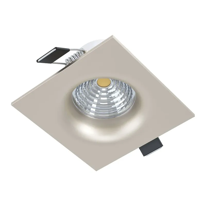 Spot incastrabil SALICETO, 98474, EGLO, LED, 6W, 450 lm, 4000K, aluminiu, nichel mat, 8.8 x 8.8 x 4.2 cm - Super ofertă