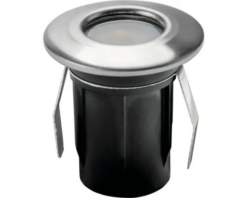 Selecție premium | Spot Led Incastrat 0, 2w 15 Lumeni Ø42 Mm, Pentru Exterior Ip67, Negru