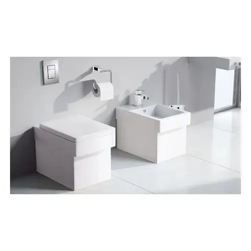 Recomandare - Suport hartie igienica Grohe Essentials Cube, fixare ascunsa, Crom