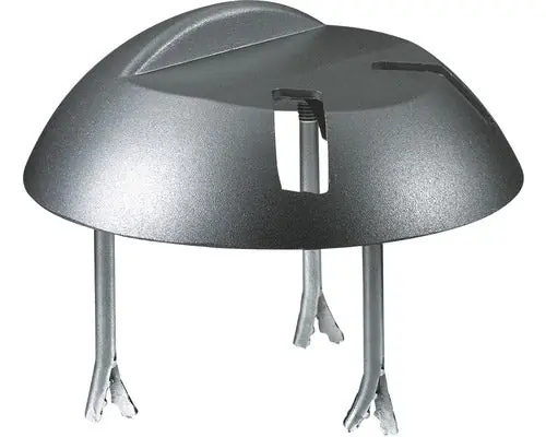 Produs recomandat | Suport Zavor Inferior Poarta Dubla Alberts Ø205 X 65mm, Fixare In Beton, Aluminiu, Cu Opritor