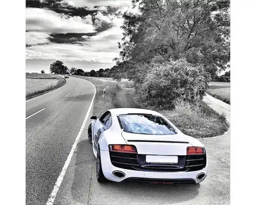 Retur ușor | Tablou Canvas Scenic Drive 60x60 Cm